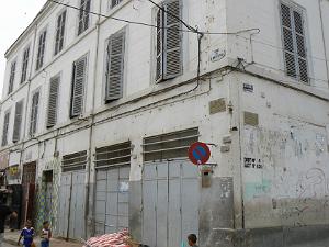 la Marine rue de l'Hopital et rue adj. Alph. Pasquier 